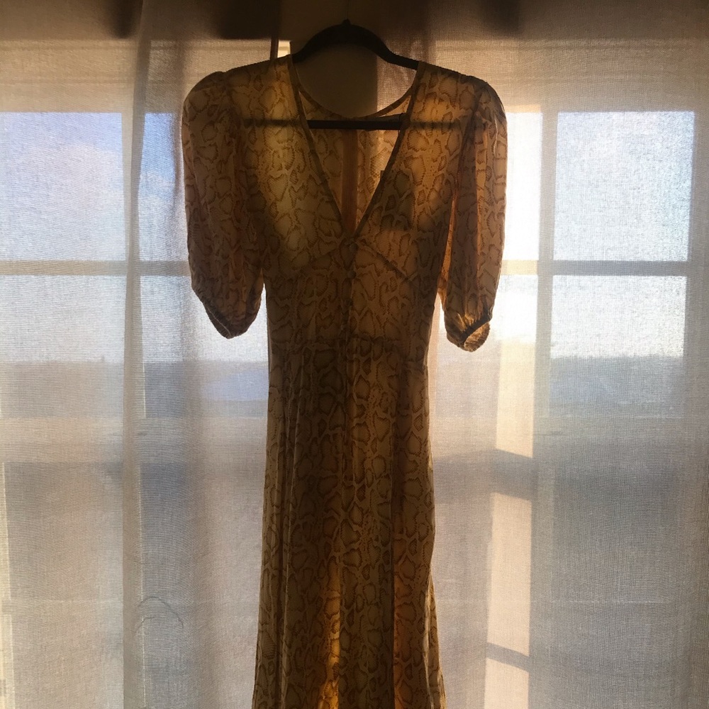 Faithfull the Brand Delia Midi Dress NWT Size M